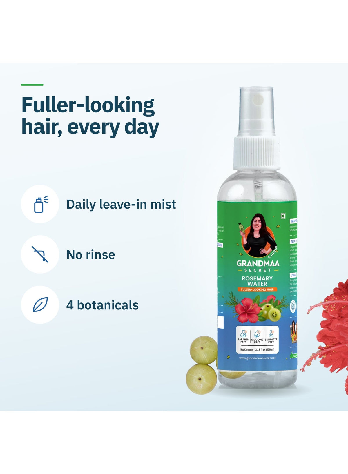 Rosemary Water Ark hair mist