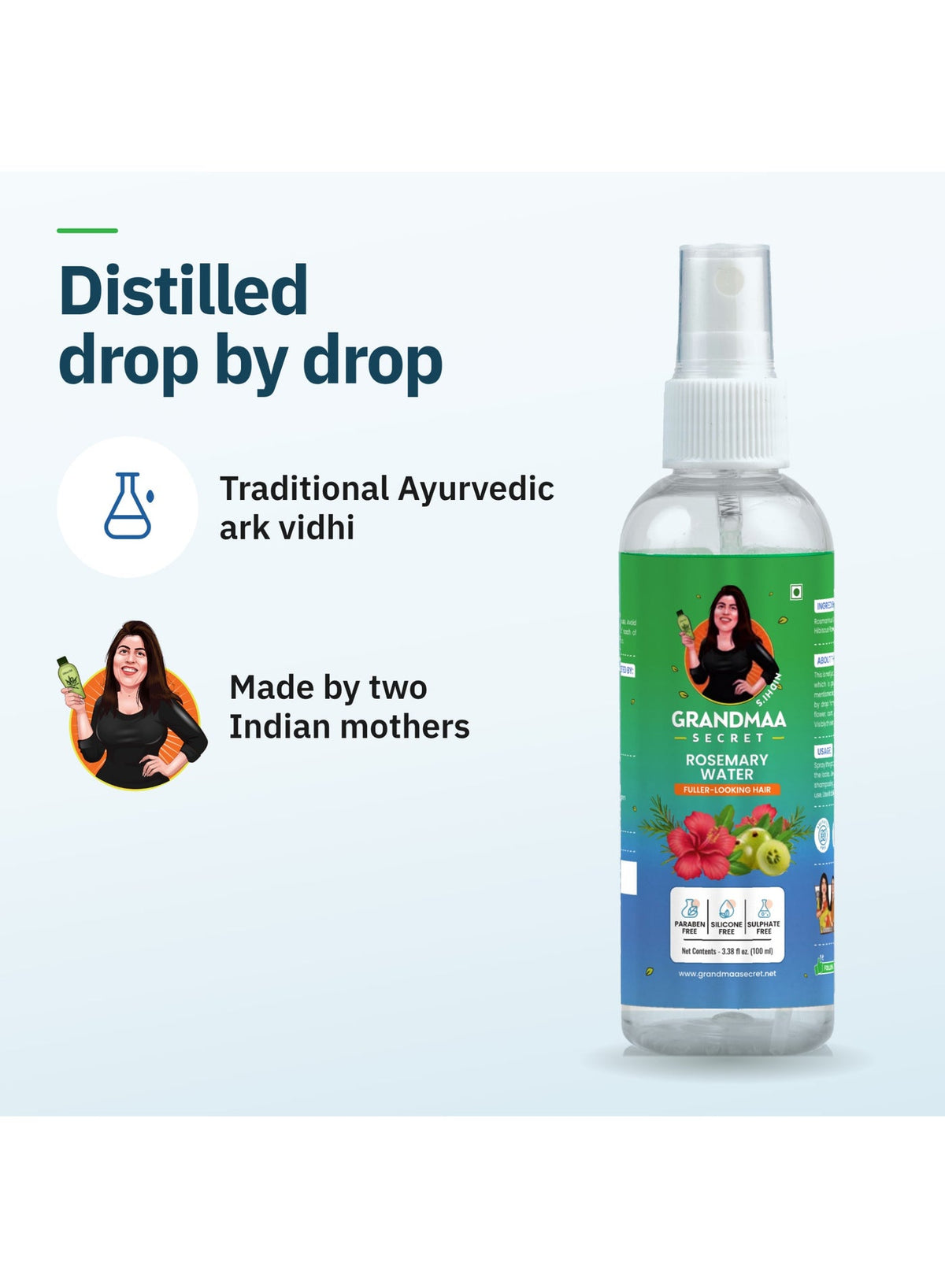 Rosemary Water Ark hair mist