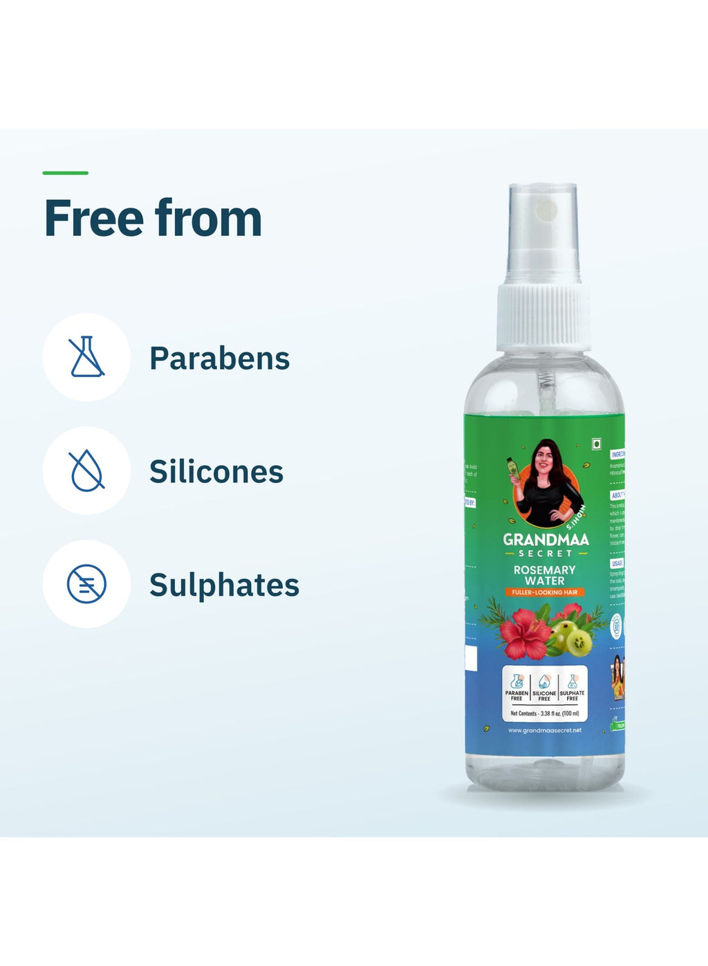 Rosemary Water Ark hair mist