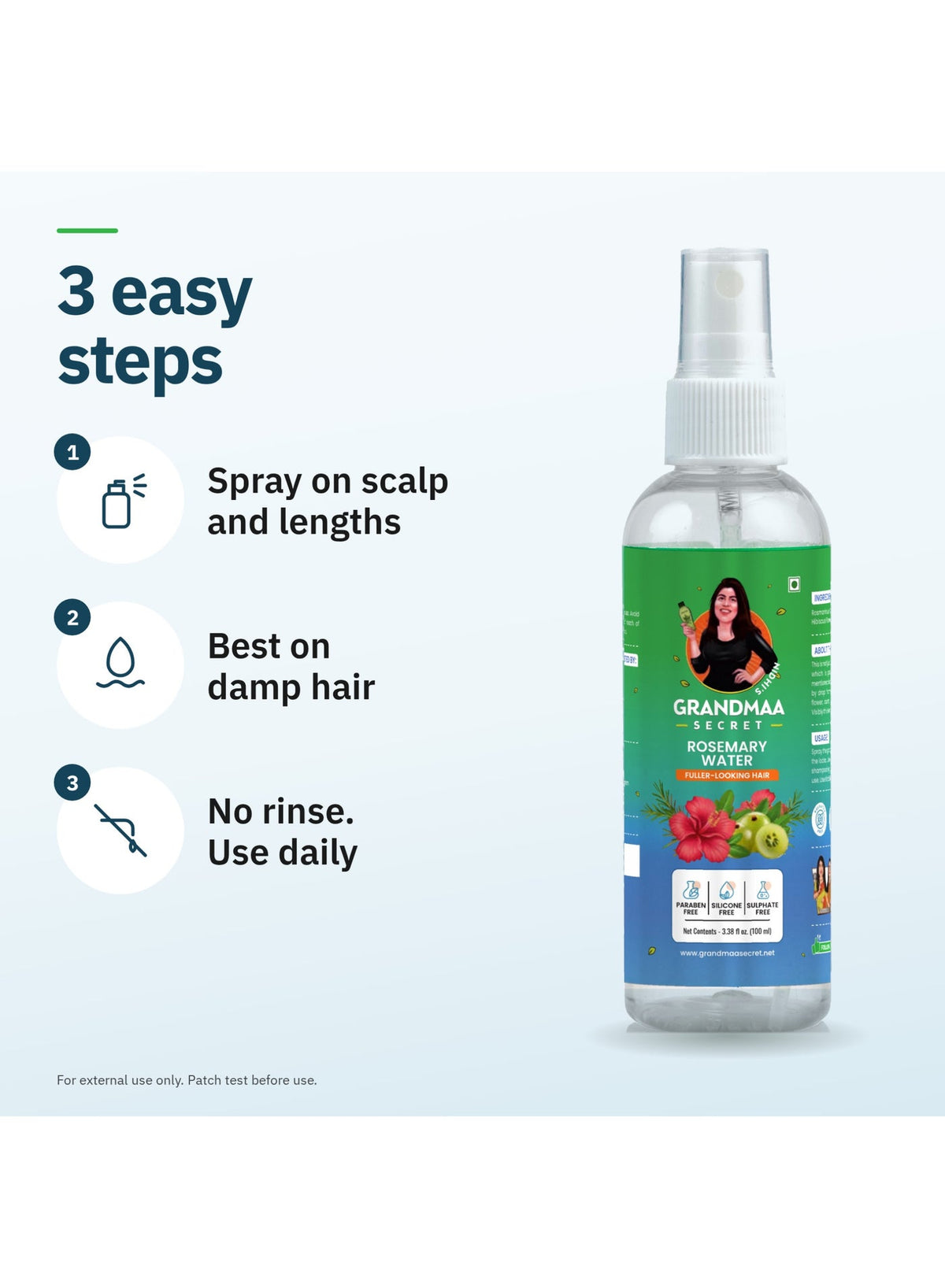 Rosemary Water Ark hair mist