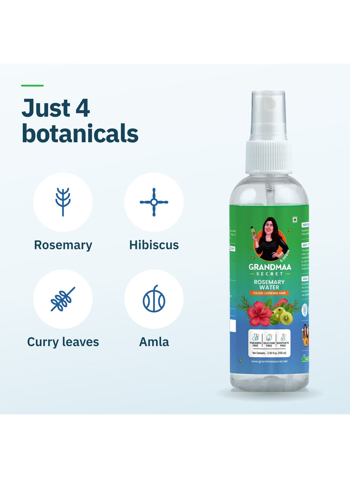 Rosemary Water Ark hair mist